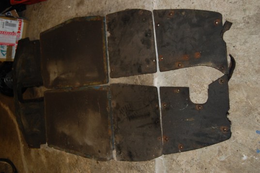 Original floorboards were not too bad, but I decided to replace them.