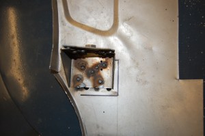 Additional welding required. PS Spoke to Mick at Stoneleigh Feb 2013 and he will supply the bracket loose with the panel in future.