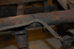 A few shots during chassis strip down, to help with building up again.