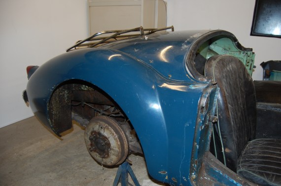 Compare this with the mess once the wings were removed - covered a multitude of sins!