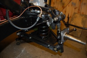 A friend pointed out that the trunion bolts are back to front i.e. castellated nut should be at the front. I think that's correct as factory fitted, but all the parts guides show the reverse. Maybe it would lose a few points in a concours , but as I have no intention of doing that, they will stay as they are.