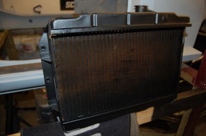 I dedcided to have the original radiator overhauled and recored, as this was the same price as a new one, which I'm convinced are not anywhere near the quality of the originals and partly why so many restored 'A's have cooling problems.